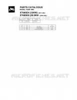 CATALOGUE for Yamaha XTE 1993