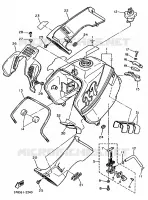 FUEL TANK for Yamaha XTE 1993