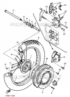 FRONT WHEEL for Yamaha XTE 1993