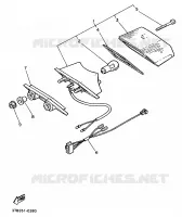 TAIL LIGHT for Yamaha XTE 1993