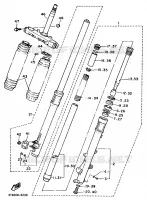 FRONT FORK for Yamaha XTE 1993