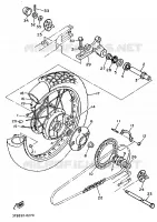 REAR WHEEL for Yamaha XTE 1993