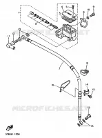 FRONT MASTER CYLINDER for Yamaha XTE 1993