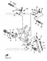 STAND / FOOTREST for Yamaha XTE 1993