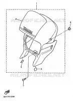 FAIRING FRONT for Yamaha XTE 1993