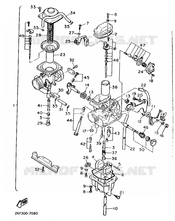 CARBURETOR Yamaha MOTO 600 1987 XT  XT600
