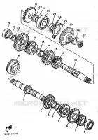 TRANSMISSION for Yamaha XT 1991