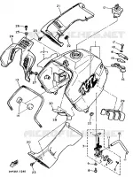 FUEL TANK for Yamaha XT 1991