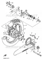 REAR WHEEL for Yamaha XT 1991