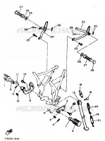 STAND / FOOTREST for Yamaha XT 1991