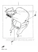 FAIRING FRONT for Yamaha XT 1991