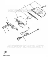 TAIL LIGHT for Yamaha XT 1991