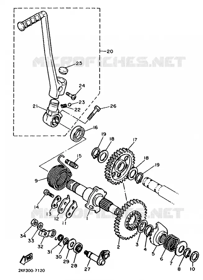 STARTER MOTOR Yamaha MOTO 600 1992 XT  XT600K