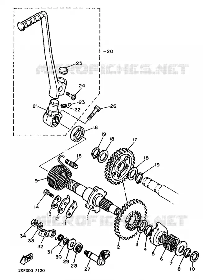 STARTER MOTOR Yamaha MOTO 600 1993 XT  XT600K