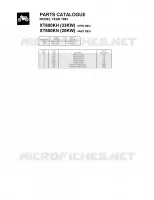 CATALOGUE for Yamaha XT 1993