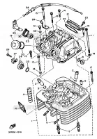 CYLINDER HEAD  for Yamaha XT 1993