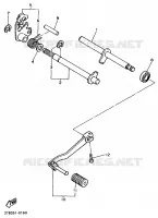 GEAR SHIFT SHAFT / LEVER for Yamaha XT 1993