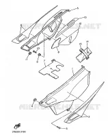 SIDE COVER 2 for Yamaha XT 1993