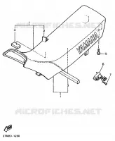 SEAT for Yamaha XT 1993