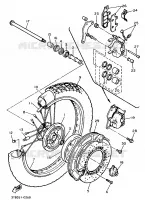 FRONT WHEEL for Yamaha XT 1993