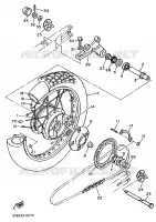 REAR WHEEL for Yamaha XT 1993