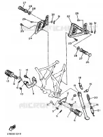 STAND / FOOTREST for Yamaha XT 1993