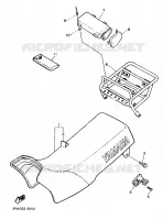 SEAT / CARRIER for Yamaha XT 1989