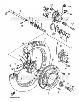 FRONT WHEEL for Yamaha XT 1989