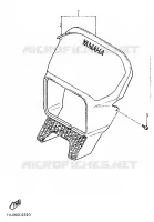 FAIRING FRONT for Yamaha XT 1989