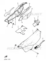 SIDE COVER for Yamaha XT 1991