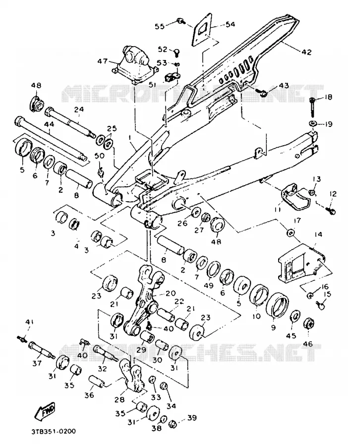SWINGARM Yamaha MOTO 600 1991 XT  XT600N (20KW)