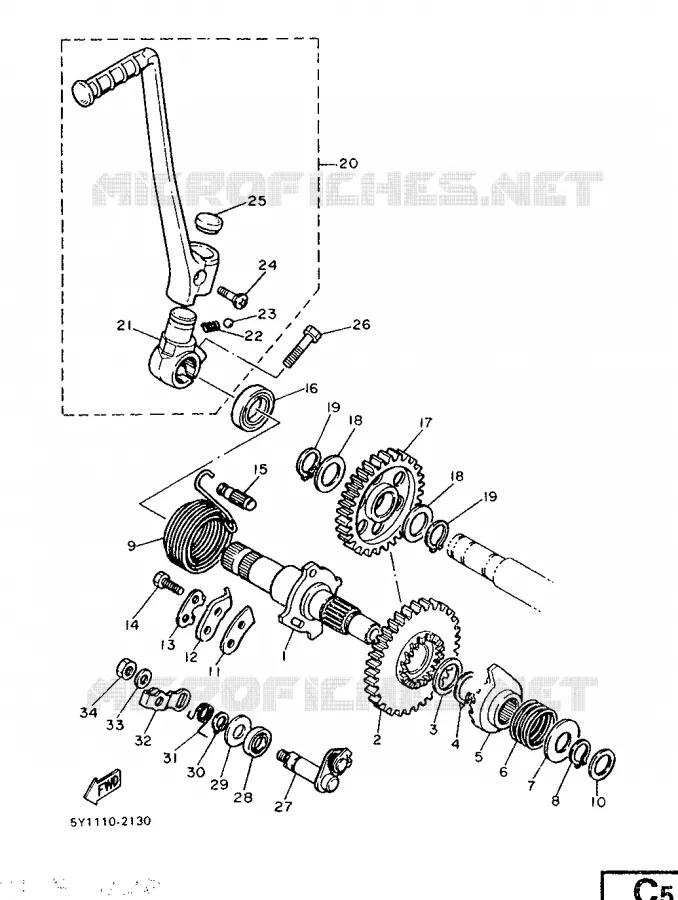STARTER MOTOR Yamaha MOTO 600 1986 XTZ  XT600Z