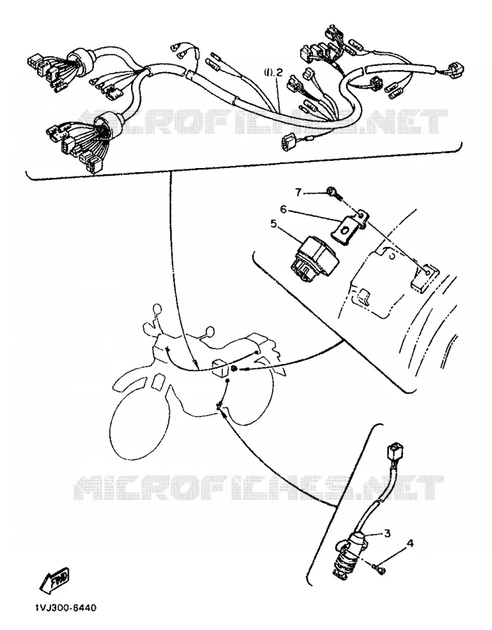 ELECTRICAL 1 Yamaha MOTO 600 1986 XTZ  XT600Z