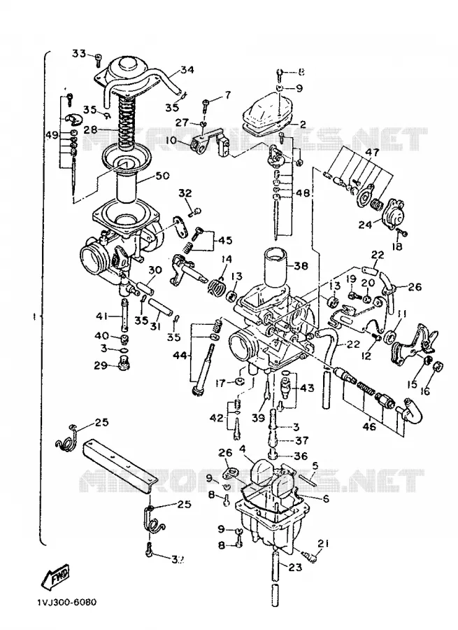 CARBURETOR Yamaha MOTO 600 1986 XTZ  XT600Z