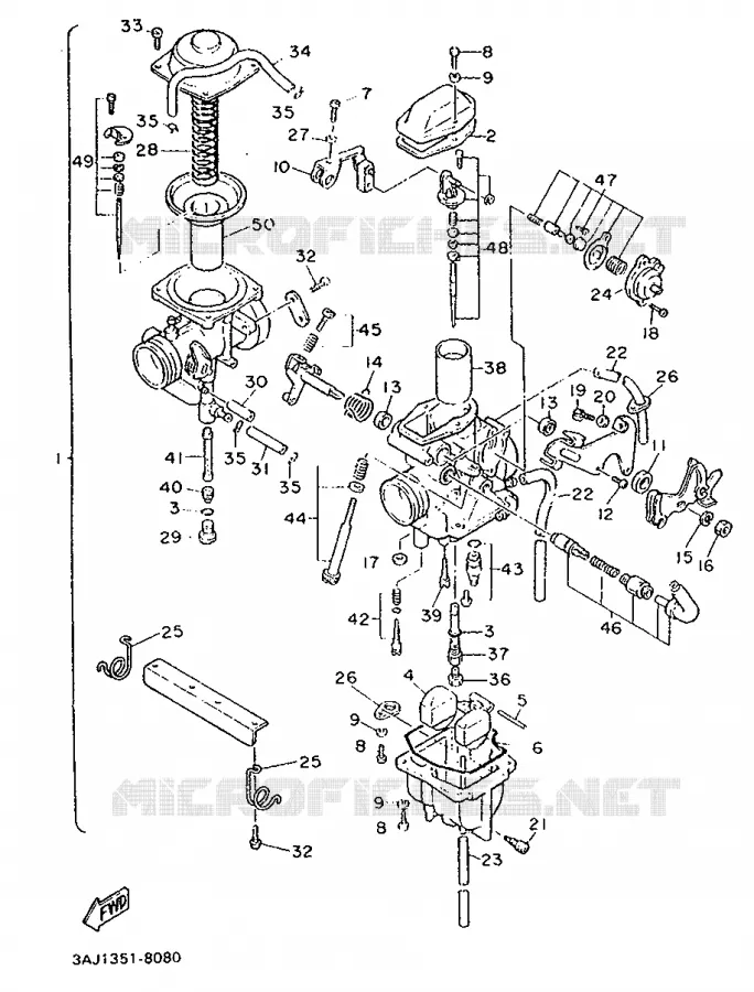 CARBURETOR Yamaha MOTO 600 1989 XTZ  XT600Z