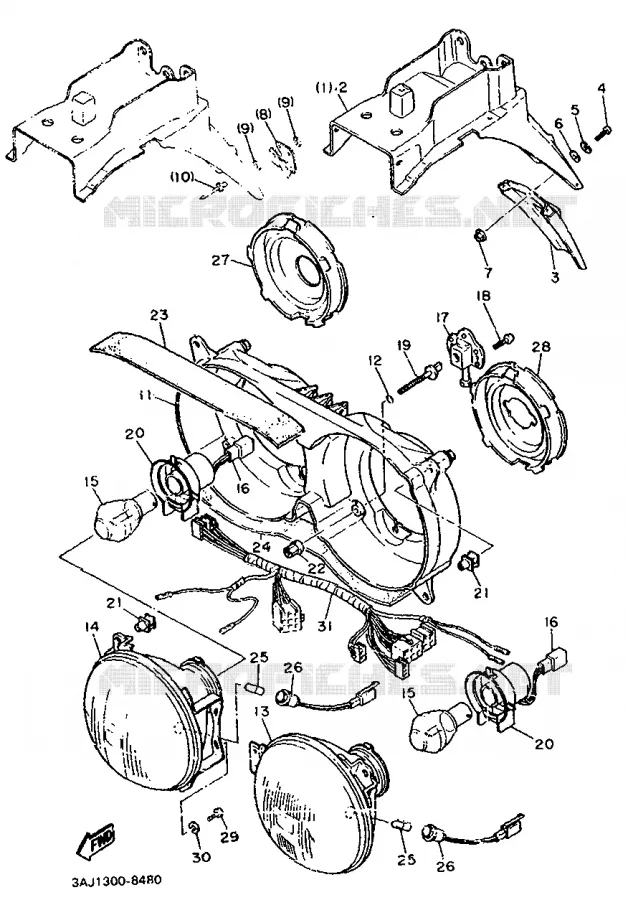 OPTIONAL PARTS Yamaha MOTO 600 1990 XTZ  XT600Z