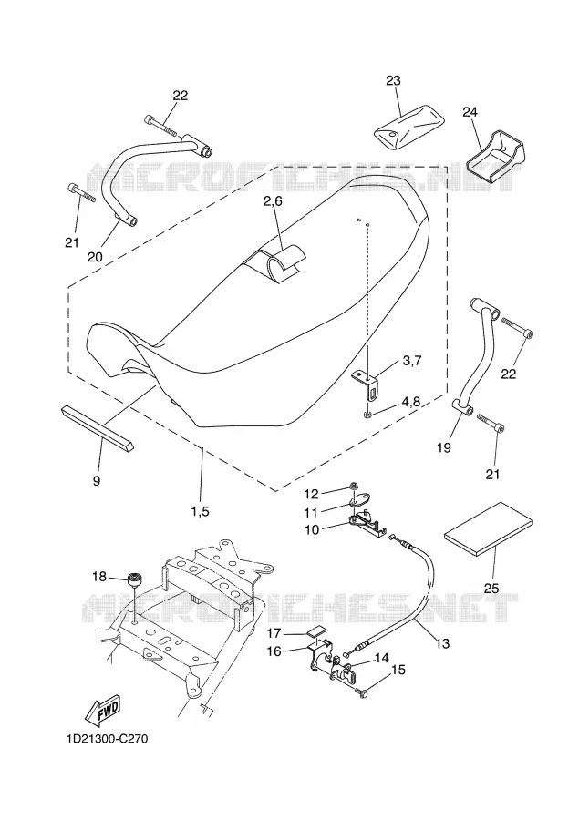 SEAT Yamaha MOTO 660 2005 XTR  XT660R