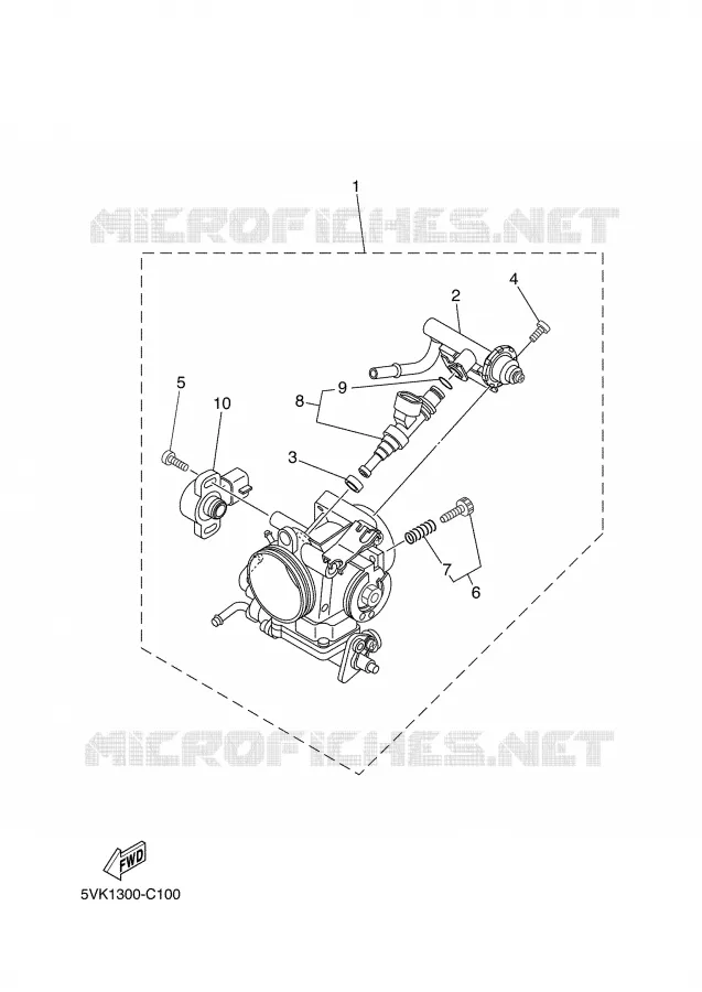 INTAKE 2 Yamaha MOTO 660 2006 XTR  XT660R