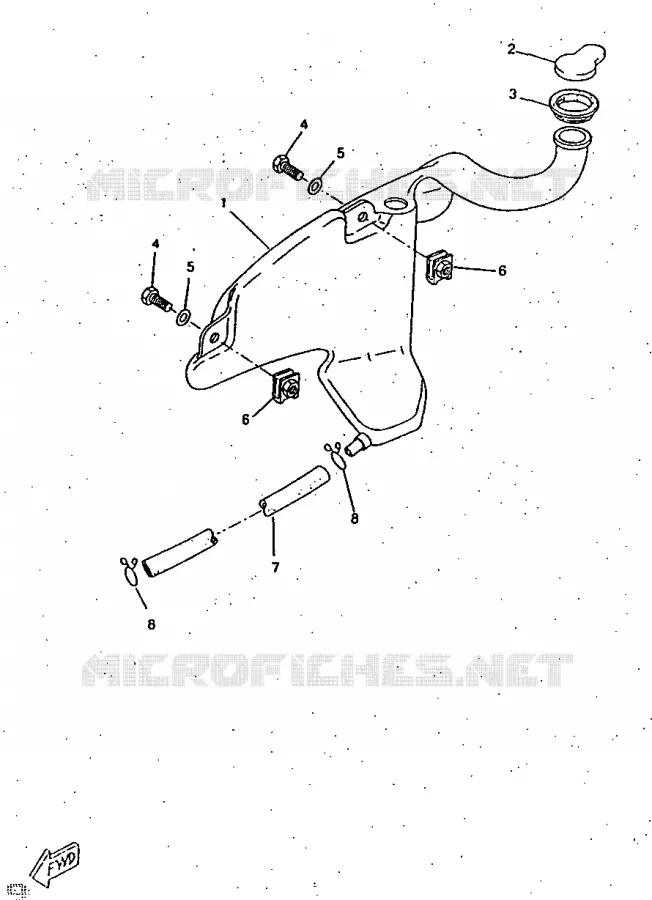 FUEL TANK Yamaha SCOOTER 50 1997 ROCKET  CW50RSP