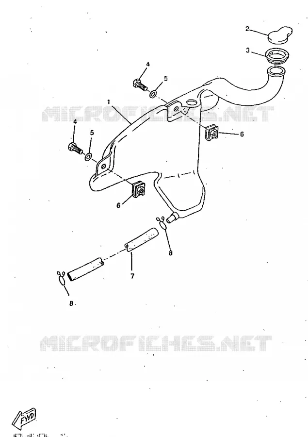 FUEL TANK Yamaha SCOOTER 50 1998 ROCKET  CW50RSP