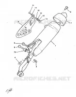 EXHAUST for Yamaha BOOSTER 1997