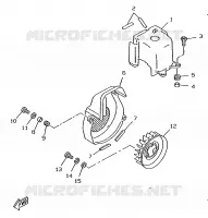 AIR SHROUD & FAN for Yamaha BOOSTER 1997
