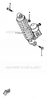 REAR SHOCK ABSORBER for Yamaha BOOSTER 1997