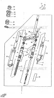 FRONT FORK for Yamaha BOOSTER 1997