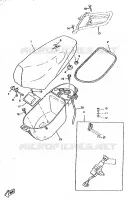 SEAT / CARRIER for Yamaha BOOSTER 1997