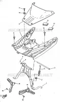 STAND / FOOTREST for Yamaha BOOSTER 1997