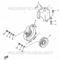 AIR SHROUD & FAN for Yamaha BOOSTER 1997
