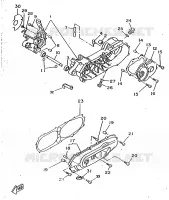 CRANKCASE for Yamaha BOOSTER 1997