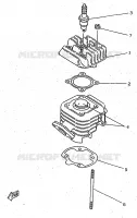 CYLINDER for Yamaha BOOSTER 1997