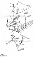 STAND / FOOTREST for Yamaha BOOSTER 1997